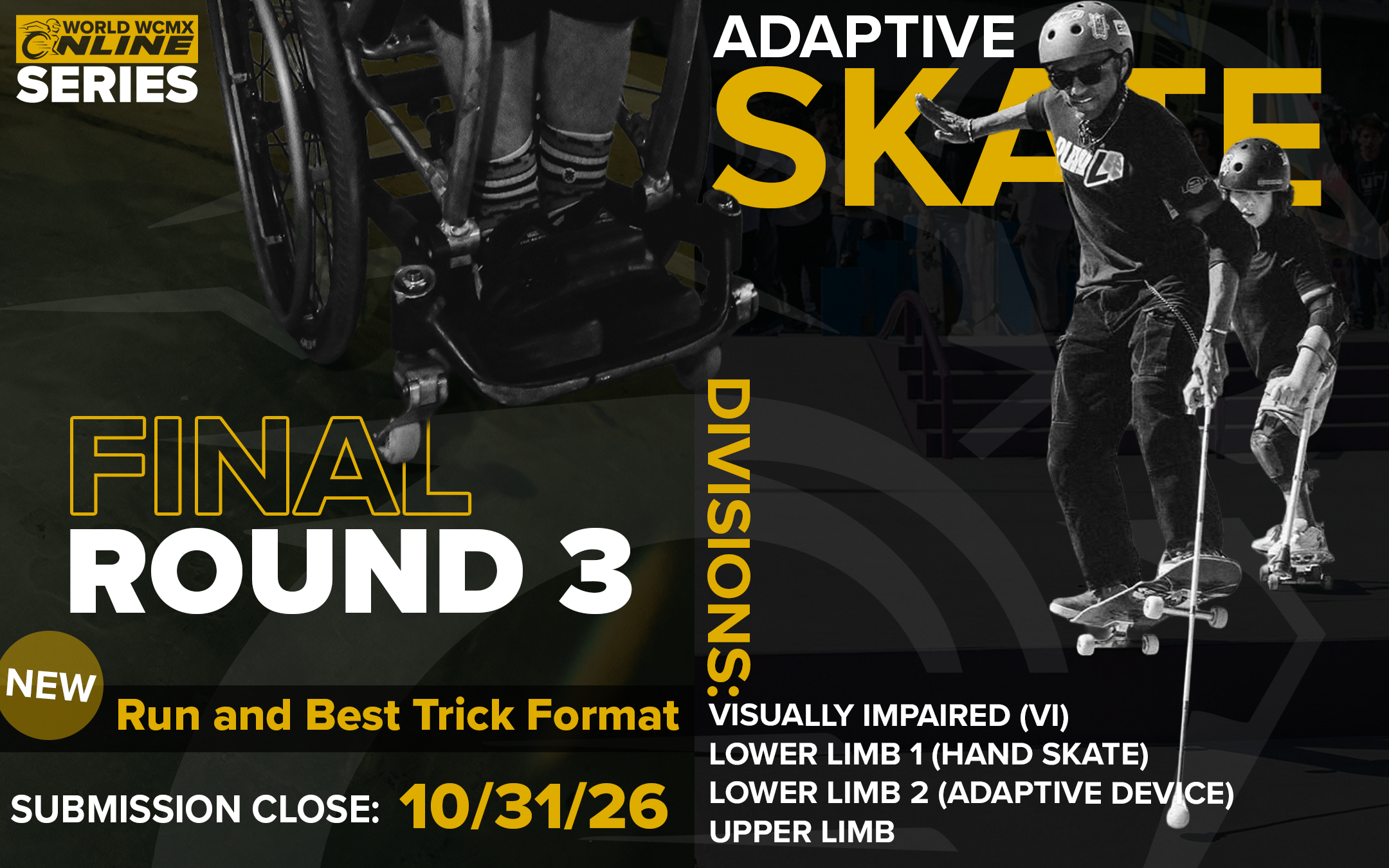 World WCMX Online Series – Round 3 Finals (November 6, 2026)